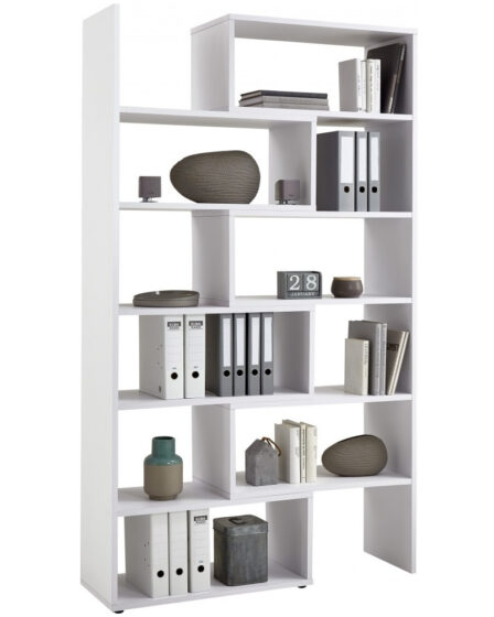 uitschuifbare-witte-boekenkast